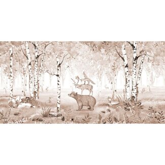 Kikki Belle Photo Wallpaper Bear King | Non-Woven