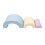 Foam blocks set Rainbow in soft pastel colors – safe and motor skills boosting