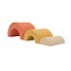 Set de blocs en mousse arc-en-ciel aux couleurs douces pastel frison pour grimper & construire