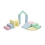 Foam blocks set Creativity in soft pastel colors for building & imaginative play