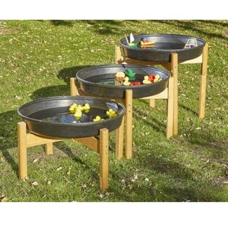 Cosy Trio Diepe Speelbakken met Houten Standaards