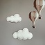 Wanddecoratie wolkenset  | 2-delig