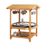 Wooden play stand with canopy for children 3+, sturdy and safe