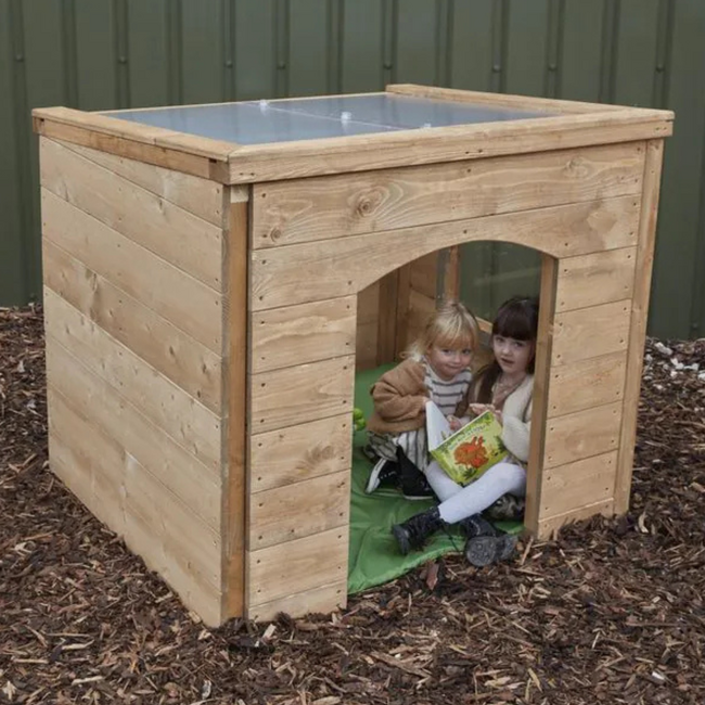 Sunshine Tiny Tots Wooden Playhouse for children 3+, sturdy and cozy