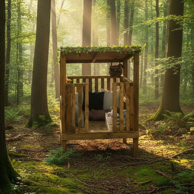 Loft Den Maisonnette Extérieure – espace de jeu interactif pour enfants dès 3 ans