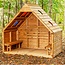 Outdoor Play & Learning House Forest Fern in pine wood – Spacious and durable house for schools, after-school programs, and home