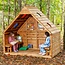 Maisonnette extérieure Forest Fern en bois de pin – Grande maisonnette durable pour jouer et apprendre à l’extérieur, écoles et jardin