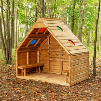 Cosy Outdoor Play & Learning House | Forest Fern