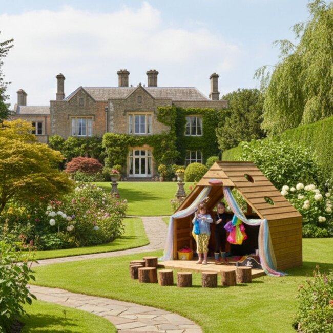 Buiten speel- en leerhuis Forest Fern van grenenhout – Ruim en duurzaam speel- en leerhuis voor scholen, BSO’s en thuis