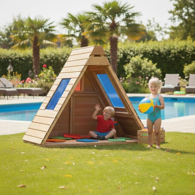 Sky View Forest Fern Playhouse for Outdoor, Sensory Play and Creativity