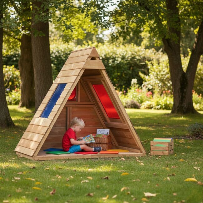 Maison de Jeu Sky View Forest Fern pour Plein Air, Jeu Sensoriel et Créativité