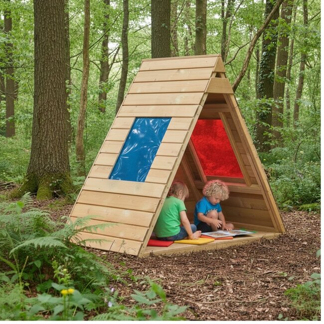 Maison de Jeu Sky View Forest Fern pour Plein Air, Jeu Sensoriel et Créativité