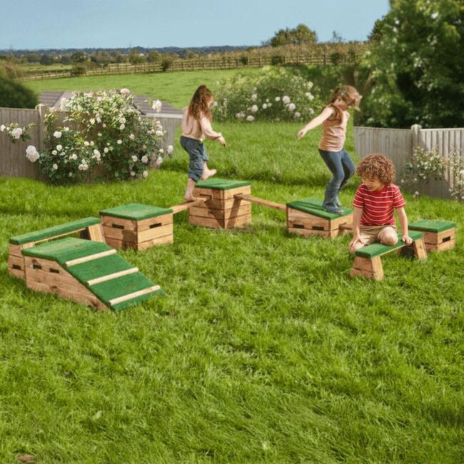 Super Move & Make 7-teiliges Spielplattform für Kreatives Spielen im Freien