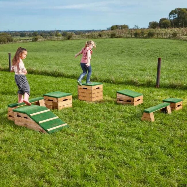 Super Move & Make Plateforme de Jeu 7 Pièces pour Jeu Créatif en Plein Air