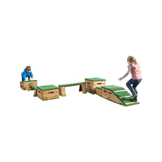 Super Move & Make 7-Piece Play Platform for Creative Outdoor Play