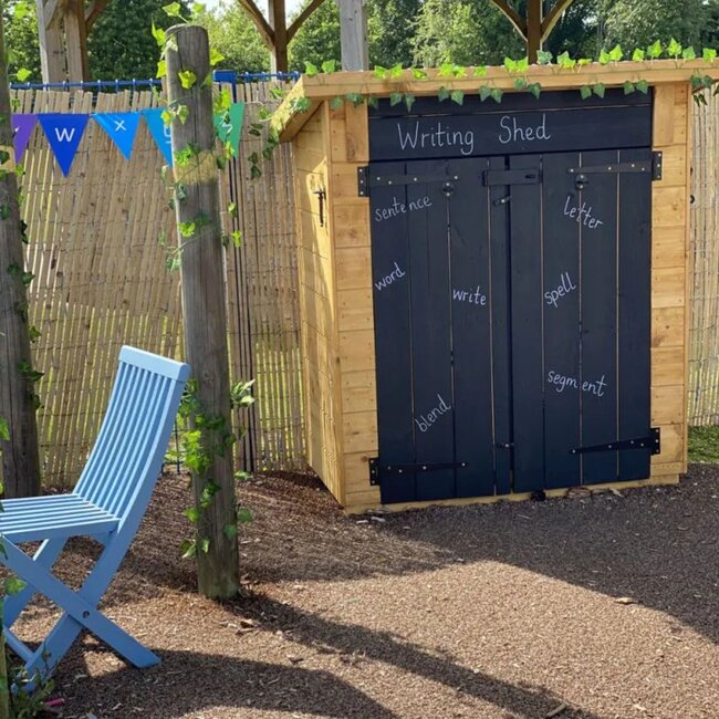 Blackboard Writing House – Organise materials and encourage creativity and outdoor learning