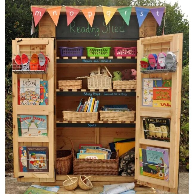 Reading Shed – Create an inspiring outdoor space for reading, stories and discovery