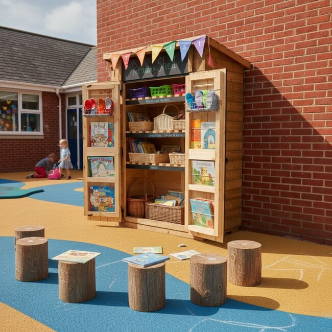 Reading Shed – Create an inspiring outdoor space for reading, stories and discovery