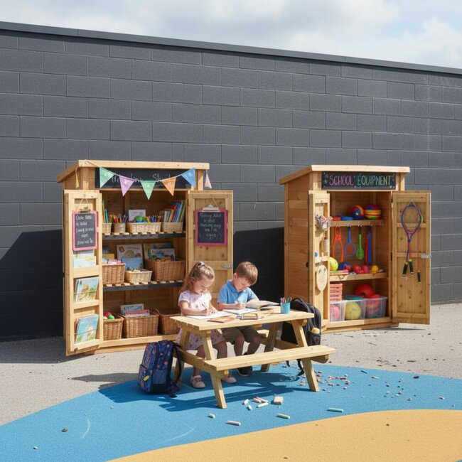 Leseschuppen – Schaffen Sie eine inspirierende Outdoor-Leselandschaft für Kinder