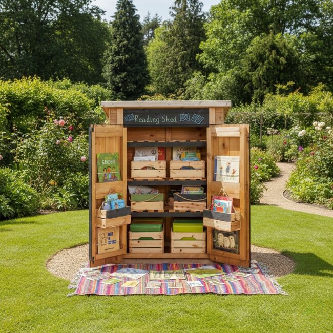 Cabane de lecture – Créez un espace extérieur inspirant pour lire et découvrir
