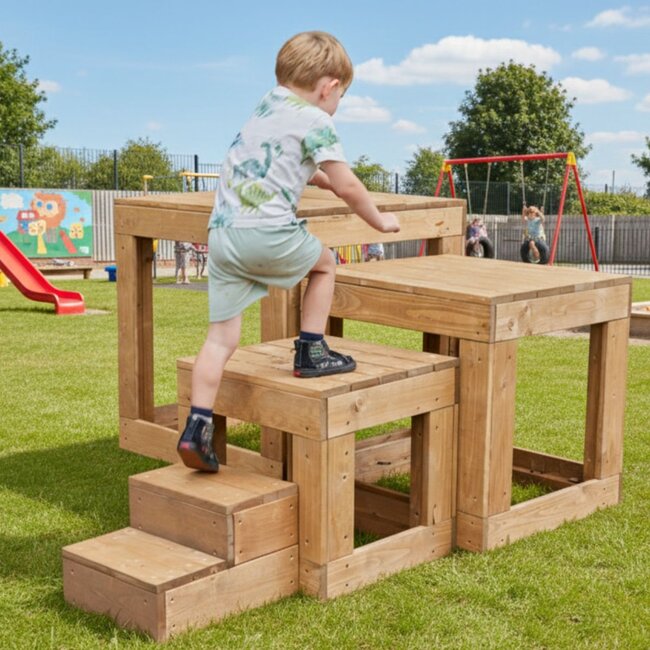 Large Climbing Blocks Set for Children – Climbing, building and creative outdoor play