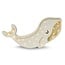 Whale Night Lamp White from FSC® Wood | Warm LED Light & Dimmable