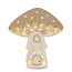 Mushroom Night Lamp Beige from FSC® Wood | Warm LED Light & Dimmable