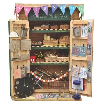 Cosy Chalkboard Maths Shed