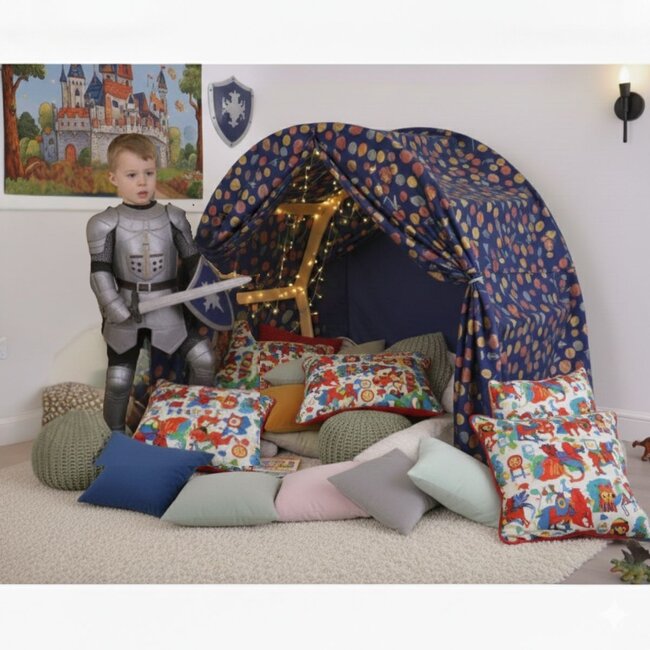 Rafiki Indoor Booghuisje | Knus Speelhuis voor Thuis, Rollenspel & Lezen