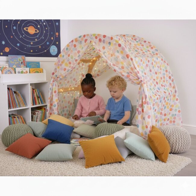 Rafiki Indoor Booghuisje | Knus Speelhuis voor Thuis, Rollenspel & Lezen