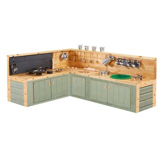 Cosy Country Green Corner Modder keuken