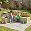 Country Green Corner Mud Kitchen | Cuisine d’Extérieur Durable pour Jeu de Boue Créatif