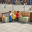 Country Green Corner Mud Kitchen | Nachhaltige Außenküche für kreatives Matschespiel
