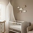 Charmante décoration murale pour chambre d’enfant – ensemble de 5 nuages avec ourson sur une balançoire