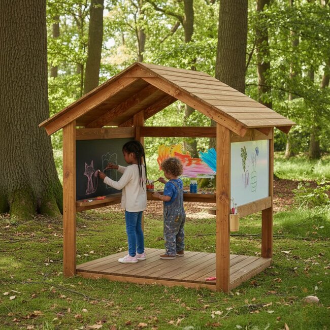 Atelier Extérieur Mark Making | Espace Créatif pour Enfants