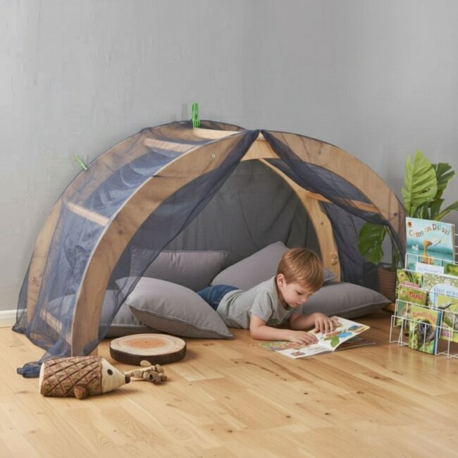 Mini Rafiki Indoor Booghaus | Gemütliches Spielhaus für Zuhause, Rollenspiele & Lesen