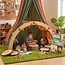 Mini Rafiki Indoor Arch House | Cozy Playhouse for Home, Role Play & Reading