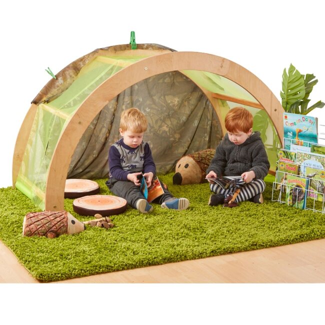 Mini Rafiki Indoor Booghaus | Gemütliches Spielhaus für Zuhause, Rollenspiele & Lesen