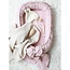 Luxury Linen Baby Nest Pink – Safe & Comfortable Sleep