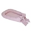 Luxus Babynest aus Leinen Rosa  – Sicher & Komfortabel