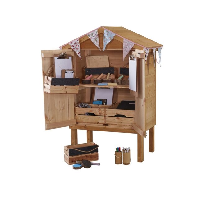 Outdoor Boekenhuisjes voor de Onderbouw – Set van 2 – 134cm Hoog