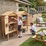 Outdoor Bücherhäuschen für Kindergarten – 2er Set – 134cm Hoch
