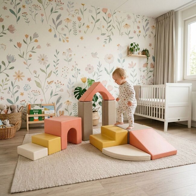 Blocs en Mousse  pour Ramper et Construire – 10 pièces