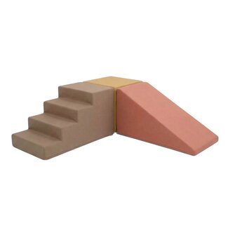 IGLU Softplay Toboggan en mousse XXL & Bloc | Pastel Fries