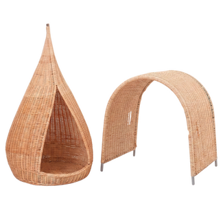 Cosy Wicker schuilplek en speelboog