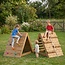 Set de 2 Triangles d'Escalade  Extérieur avec Prises et Corde