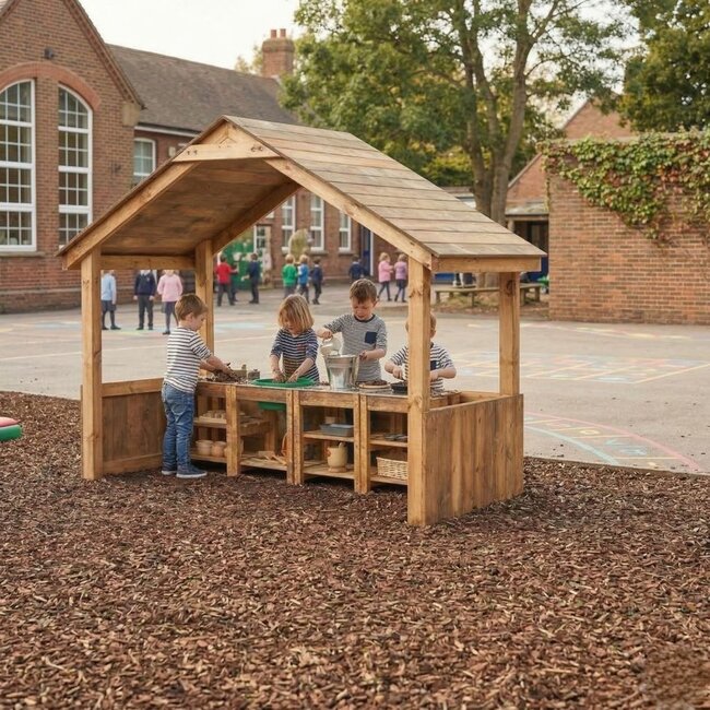 Maison de Jeu Extérieure Cosy Learning Lounge Classe en Bois