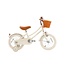 Kinderfahrrad 14 Zoll Cream mit Weidenkorb