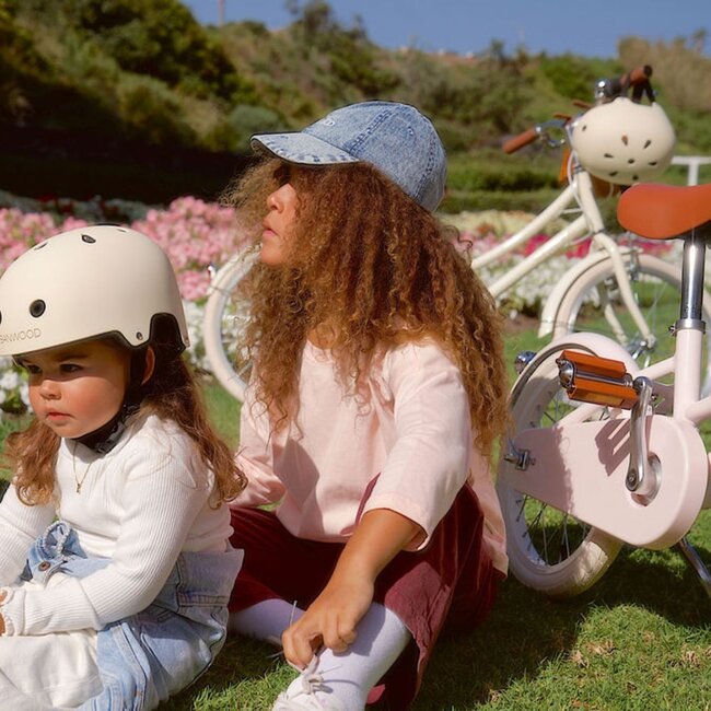 Vélo Enfant  14 pouces Cream avec Panier en Osier