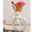 Kinderfiets 14 inch Cream met Rieten Mandje
